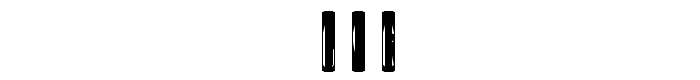 Black Oval Monogram font